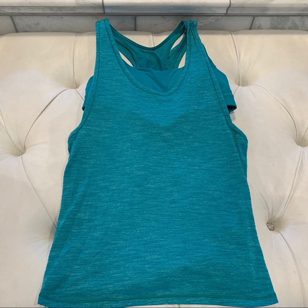 Lululemon green tank